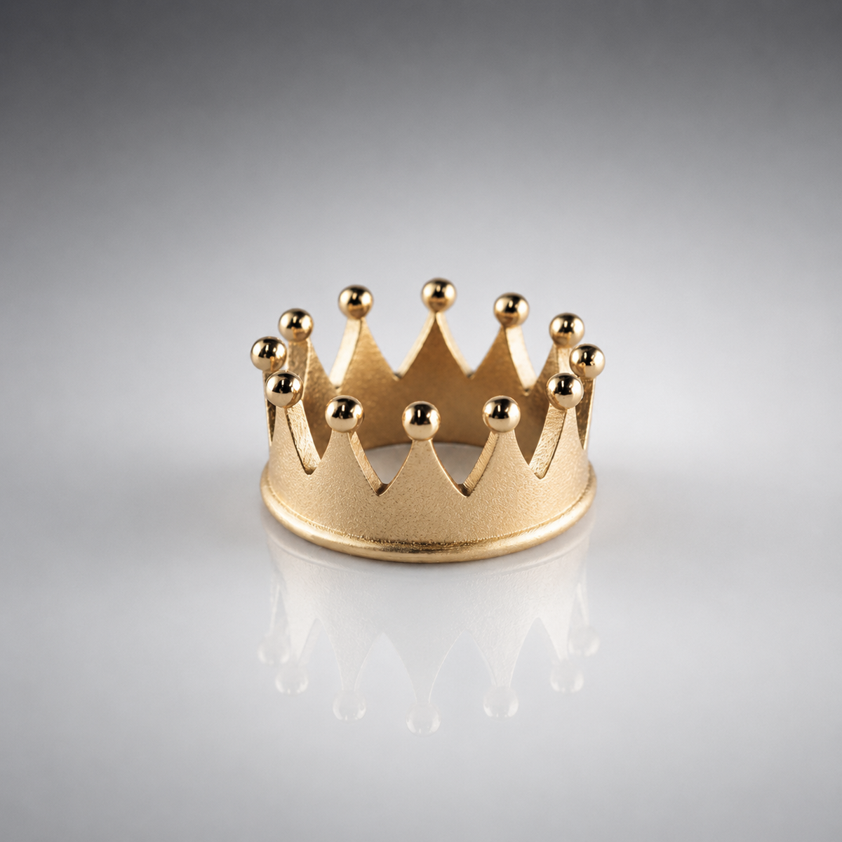 12 point crown bands in 14k