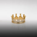 9 point diamond crown bands in 14k