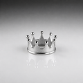 9 point crown bands in silver