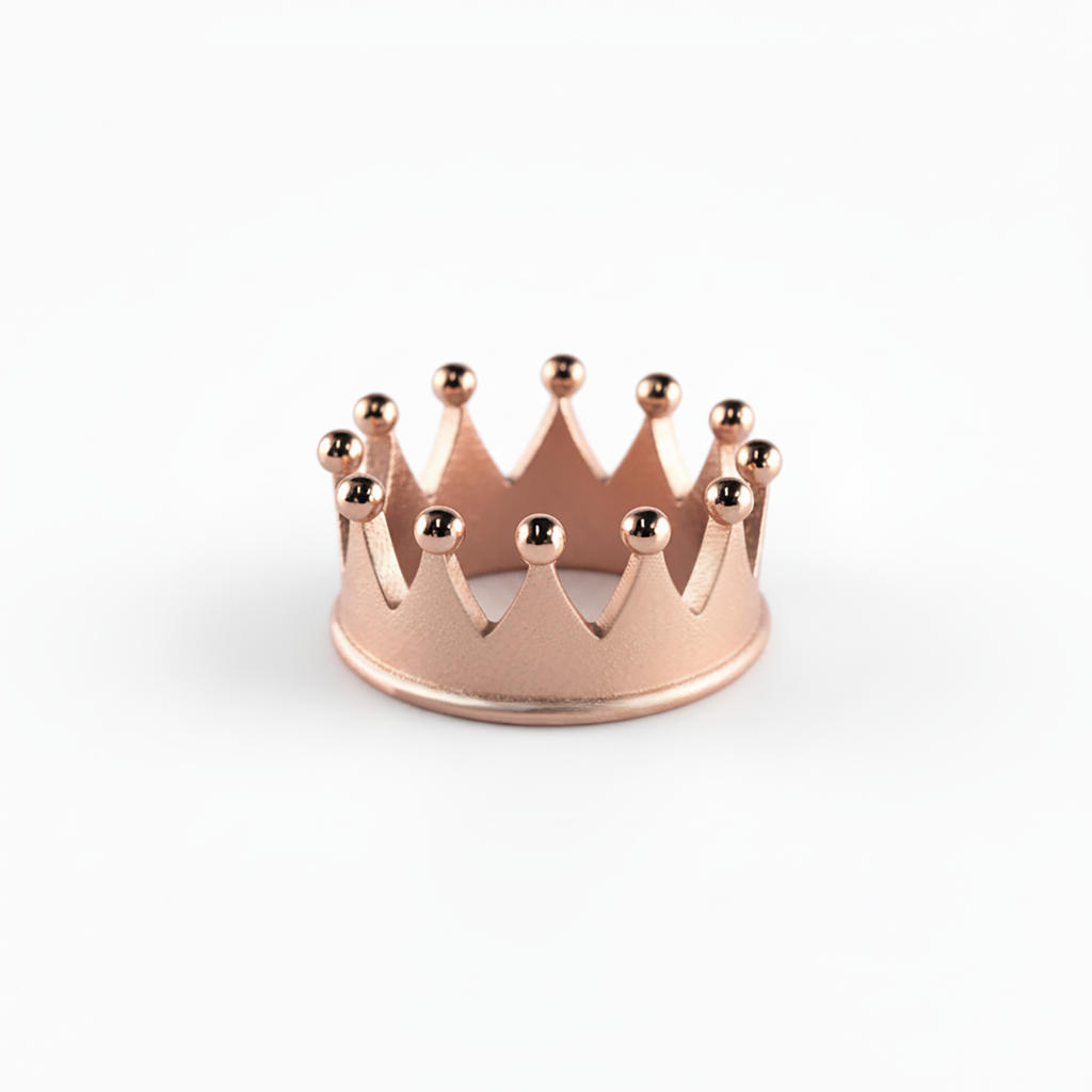 12 point crown bands in 14k
